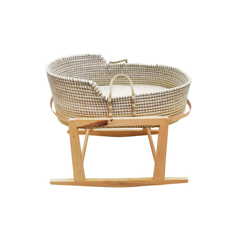 Moses Basket with Rocking Stand