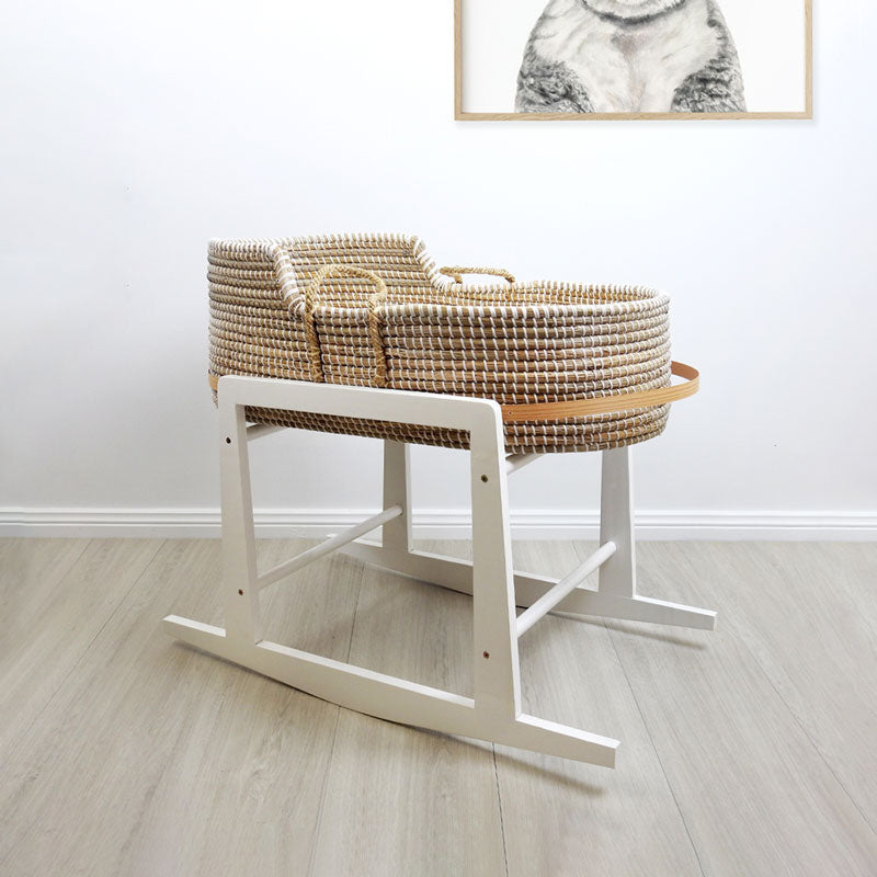 Moses Basket with Rocking Stand